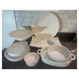 White Ceramic Bowls & Serving Pieces