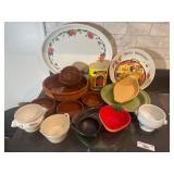 Mixed Ceramic & Pottery Serveware