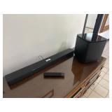 Bose Soundbar and Subwoofer with Remote