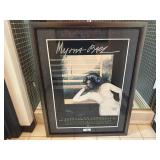 Framed Exhibition Poster, Myrna Bez