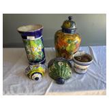Assorted Hand-Painted Mexican Talavera P