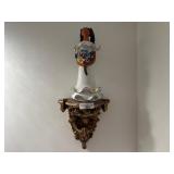 Dominican Republic Ceramic Lady Figurine