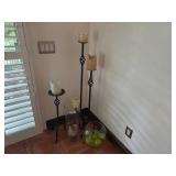 Decorative Candle Holders with Candles &