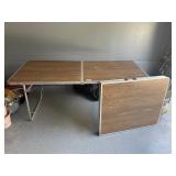 Folding Utility Tables with Woodgrain To