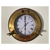 Weimar Nautical Brass Wall Clock