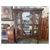 Antique Wooden China Cabinet