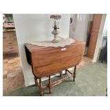 Antique Drop-Leaf Side Table