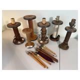 Vintage Wooden Bobbin Collection