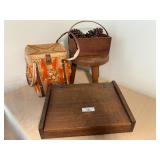 Rustic Wooden Decor Lot