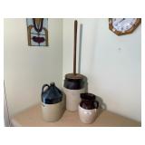 Vintage Stoneware Pottery Collection