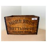 Mohr Bros. Wooden Crate