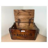 Franklin Brewing Co. Wooden Crate
