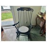 Vintage Black Rocking Chair