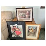 Set of Three Framed Art Prints