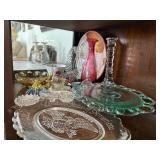 Assorted Decorative Glassware