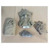Decorative Stone Figurine Set