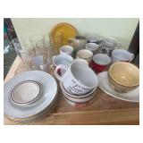 Assorted Dinnerware and Mugs