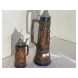 Vintage German Beer Steins