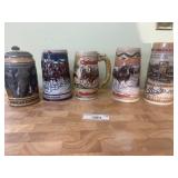 Collection of Beer Steins