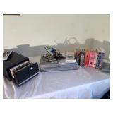 Vintage VHS Collection with VCR