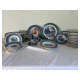 Classic Blue Transferware Set