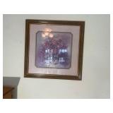 Framed Floral Wall Hanging