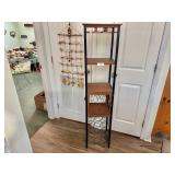 Wood and Metal Wine Rack