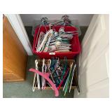 Assorted Plastic Hangers