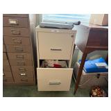Two-Drawer Filing Cabinet & Paper Cutt