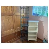 Iron and Wood Shelving Unit Set