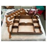 Assorted Wooden Wall Shelves