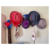 Vintage Hat Collection and Rack