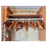 Assorted Wooden Hangers Collection
