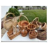 Rustic Woven Basket Collection