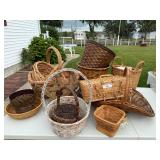 Assorted Wicker Baskets Collection