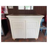 White Wooden Bar/Cabinet