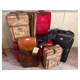 Assorted Vintage Luggage Set