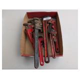 Set of Vintage Pipe Wrenches