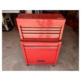 Red Metal Tool Storage Cabinet