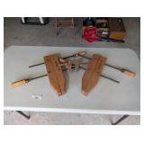 Wooden Handscrew Clamps Set