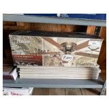 Slimline Antique Brass Ceiling Fan