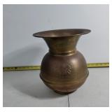 Brass spittoon