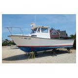 ROS 1997 27-foot lobster boat. Steyr 246 marine turbo diesel