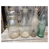 Milk bottles