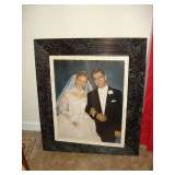 Mid Century Frame w Wedding Photo