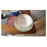 Sango Papillon 8838 Stoneware Bowl and Plate