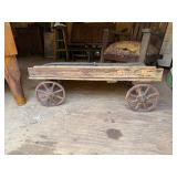 Antique Washington Herald Times Newspaper Cart