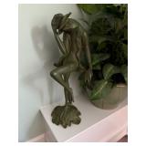 Bronze Frog Fountain