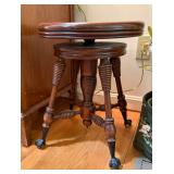 Antique Piano Stool