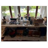 BRAND GLASS ITEMS, ICE BUCKETS, AND MORE